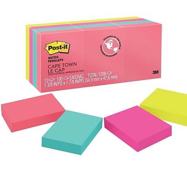 POST-IT Notes Pad 38 x 50mm (12 Pads)