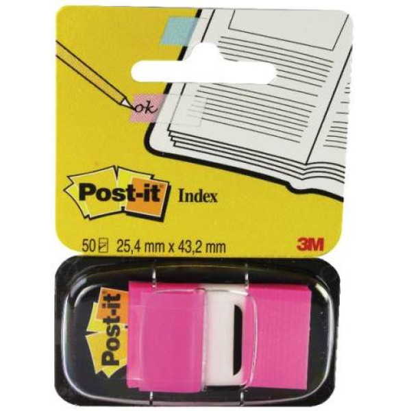 POST-IT 680-21 Flags Standard Pink Neon