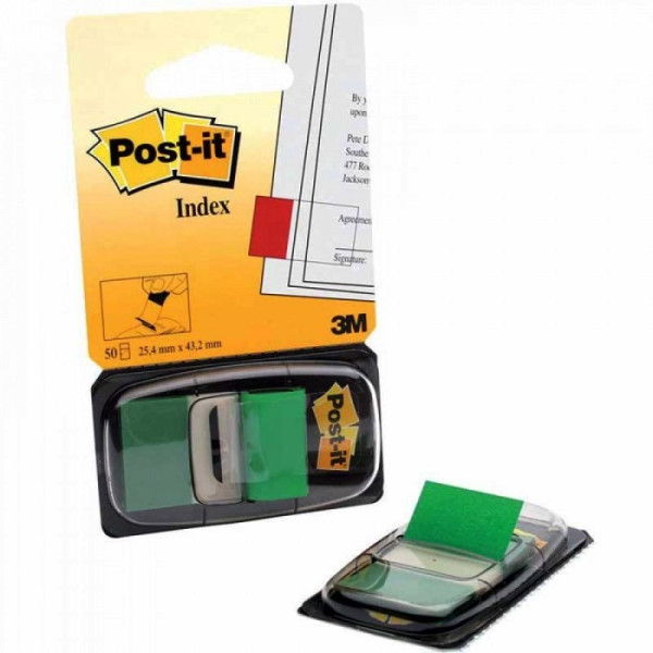 POST-IT 680-3 Flags Standard Green POST-IT 680-3 Flags Standard Green