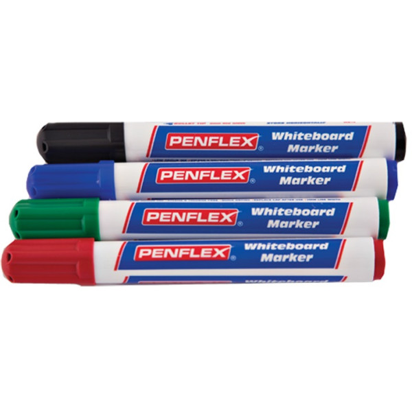 PENFLEX Whiteboard Marker Wb15 Wallet Of 4 Assorted PENFLEX Whiteboard Marker Wb15 Wallet Of 4 Assorted