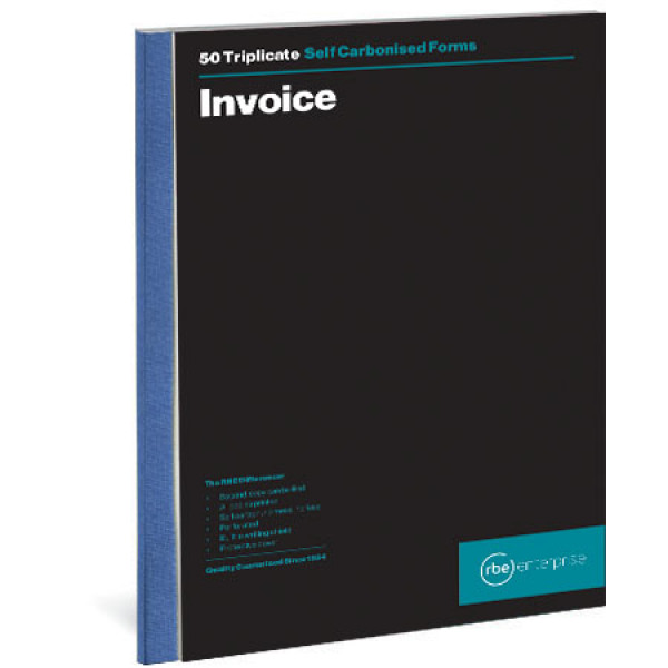 RBE NC A4 Triplicate Invoice Pad RBE NC A4 Triplicate Invoice Pad