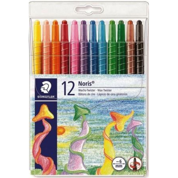 STAEDTLER Wax Twist Crayons - 12s STAEDTLER Wax Twist Crayons - 12s