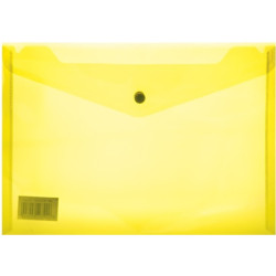TREELINE A4 PVC Carry Folder - Yellow TREELINE A4 PVC Carry Folder - Yellow