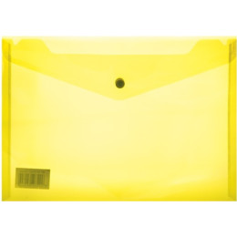 TREELINE A4 PVC Carry Folder - Yellow