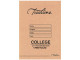 TREELINE A4 College Exercise Book 72 Page 17mm Ruled