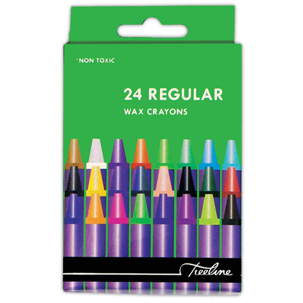 TREELINE Wax Crayons Regular - 24s TREELINE Wax Crayons Regular - 24s