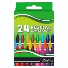 TREELINE Wax Crayons Regular - 24s