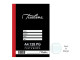 TREELINE A4 Counter Book Feint and Margin - 128 Pages