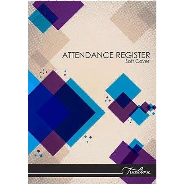 TREELINE Attendance Register A4 Soft Cover