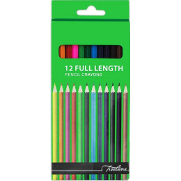 TREELINE Colouring Pencils Full Length 12s