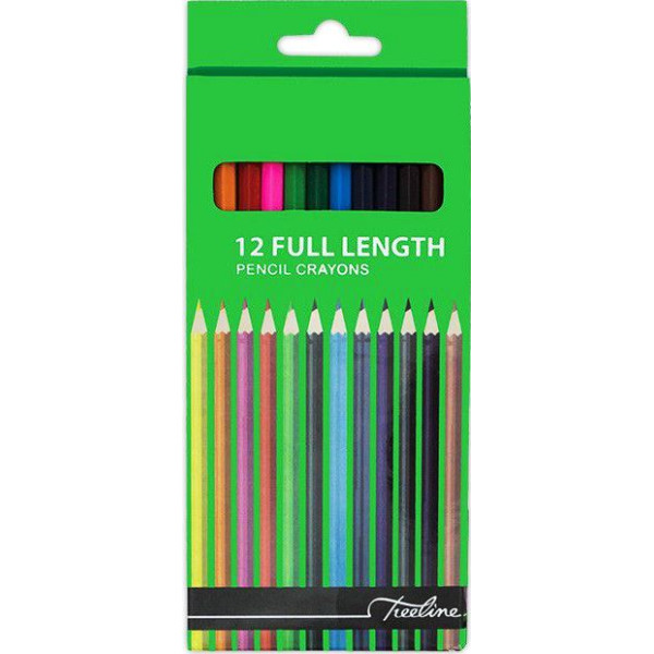 TREELINE Colouring Pencils Full Length 12s TREELINE Colouring Pencils Full Length 12s