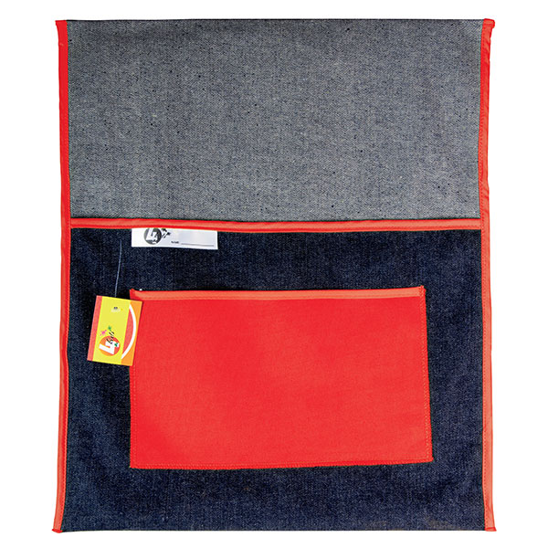 TREFOIL Denim Chair Bag 440mm - Red