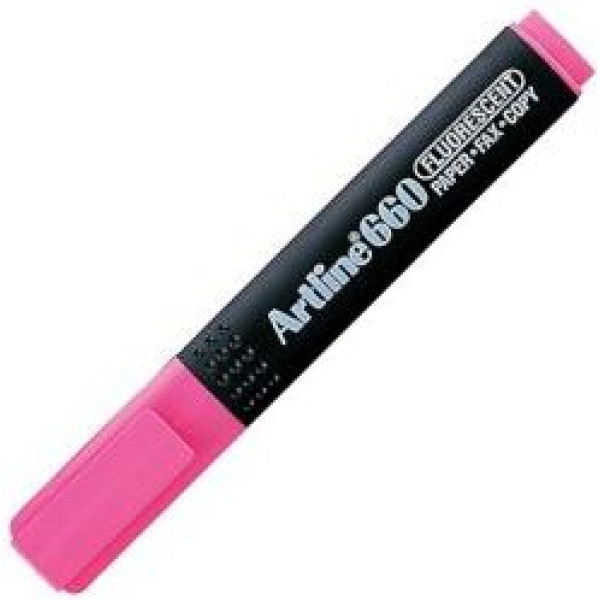 ARTLINE Ek660 Fluorescent Highlighter - PINK ARTLINE Ek660 Fluorescent Highlighter - PINK