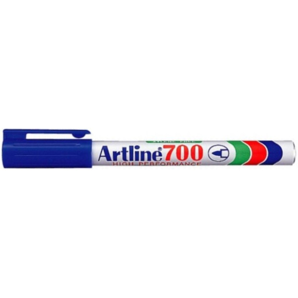 Artline EK-700 Fine Bullet Tip Permanent Marker - Blue
