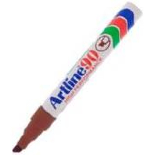 Artline EK-90 Chisel Tip Permanent Marker - Brown Artline EK-90 Chisel Tip Permanent Marker - Brown