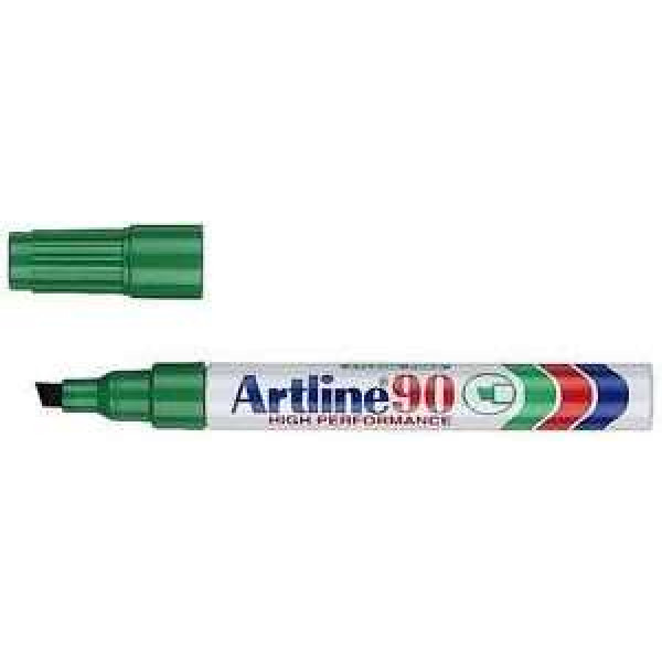 Artline EK-90 Chisel Tip Permanent Marker - Green