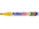Artline EK-90 Chisel Tip Permanent Marker - Yellow