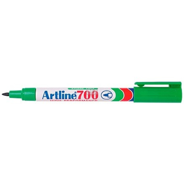 Artline EK-700 Fine Bullet Tip Permanent Marker - Green Artline EK-700 Fine Bullet Tip Permanent Marker - Green