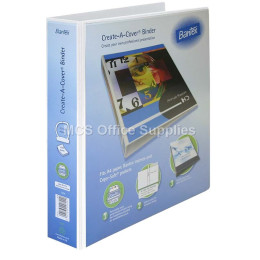 Bantex Ring Binders A4 Create A Cover 40mm 2 Ring White