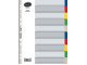 BANTEX A4 PP 10-Tab Index Dividers - Not Printed