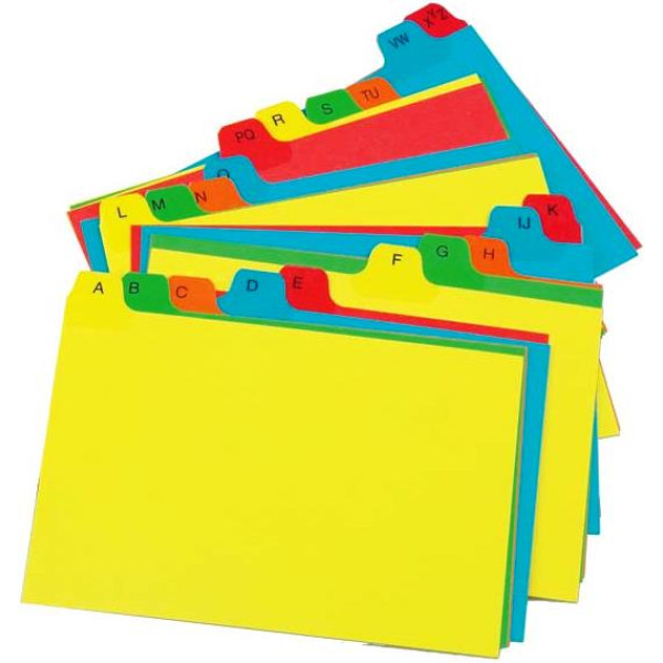 BANTEX A5 Card File Index Cards A-Z