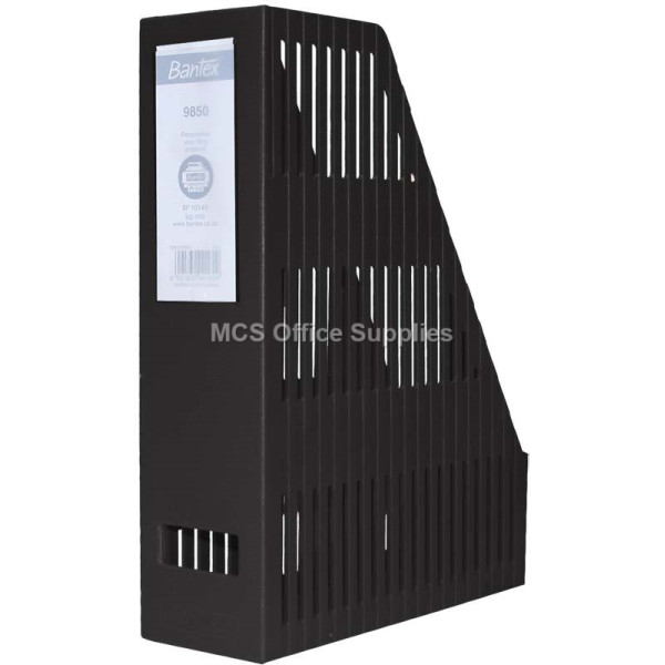 BANTEX Magazine Filing Box - Black
