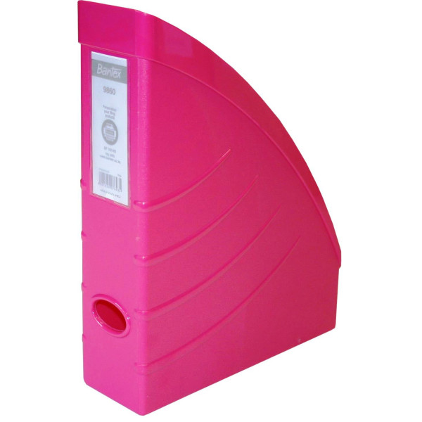 BANTEX Optima Magazine Filing Box - Fashion Pink BANTEX Optima Magazine Filing Box - Fashion Pink