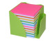 BANTEX Optima Memo Cube Fashion Green - Rainbow Paper