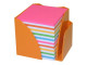 BANTEX Optima Memo Cube Fashion Orange - Rainbow Paper
