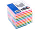 BANTEX Memo Cube With Paper - Rainbow Sheets