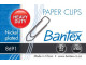 BANTEX Heavy Duty Boat Shape Silver Paper Clips 32mm (100 Clips) BANTEX Heavy Duty Boat Shape Silver Paper Clips 32mm (100 Clips)