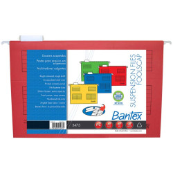 Bantex Suspension Files Foolscap Retail Pack Red - 10 Pack Bantex Suspension Files Foolscap Retail Pack Red - 10 Pack