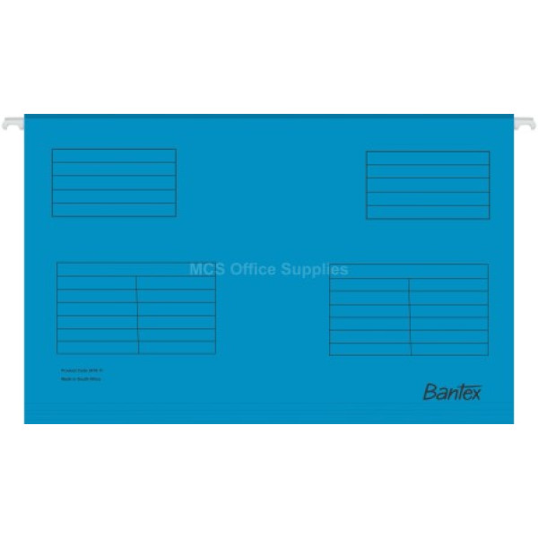 Bantex Suspension Files Foolscap Cobalt Blue - 25 Pack Bantex Suspension Files Foolscap Cobalt Blue - 25 Pack