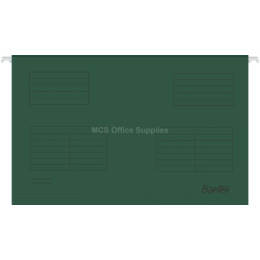 Bantex Suspension Files Foolscap Dark Green - 25 Pack