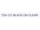 Brother TZe-121 Labelling Tape 9mm Black On Clear Tape