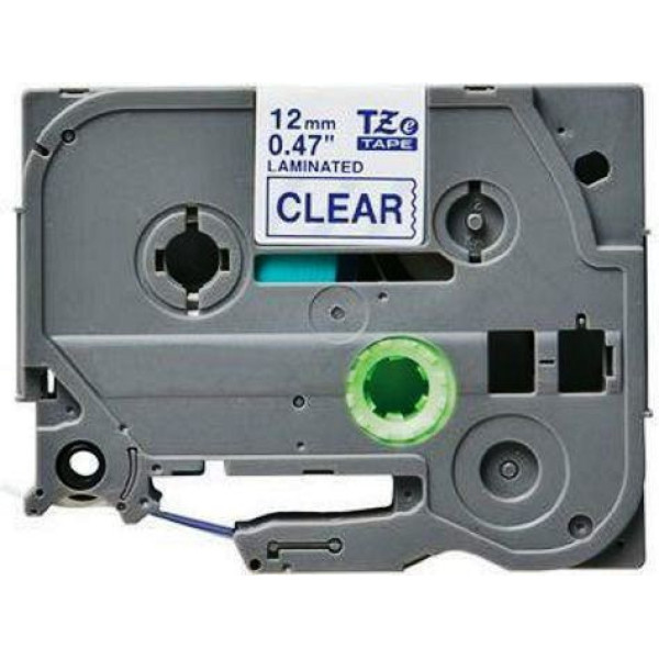 Brother TZe-133 Labelling Tape 12mm Blue On Clear Tape Brother TZe-133 Labelling Tape 12mm Blue On Clear Tape