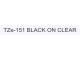 Brother TZe-151 Labelling Tape 24mm Black On Clear Tape Brother TZe-151 Labelling Tape 24mm Black On Clear Tape