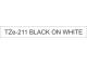 Brother TZe-211 Labelling Tape 6mm Black On White Tape