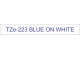 Brother TZe-223 Labelling Tape 9mm Blue On White Tape Brother TZe-223 Labelling Tape 9mm Blue On White Tape