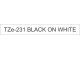 Brother TZe-231 Labelling Tape 12mm Black On White Tape Brother TZe-231 Labelling Tape 12mm Black On White Tape