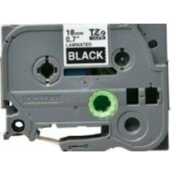 Brother TZe-345 Labelling Tape 18mm White On Black Tape Brother TZe-345 Labelling Tape 18mm White On Black Tape