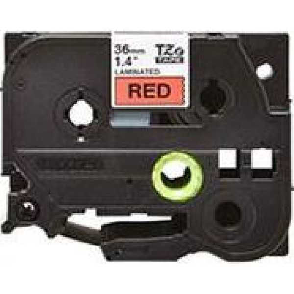 Brother TZe-461 Labelling Tape 36mm Black On Red Tape Brother TZe-461 Labelling Tape 36mm Black On Red Tape