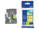 Brother TZe-611 Labelling Tape 6mm Black On Yellow Tape