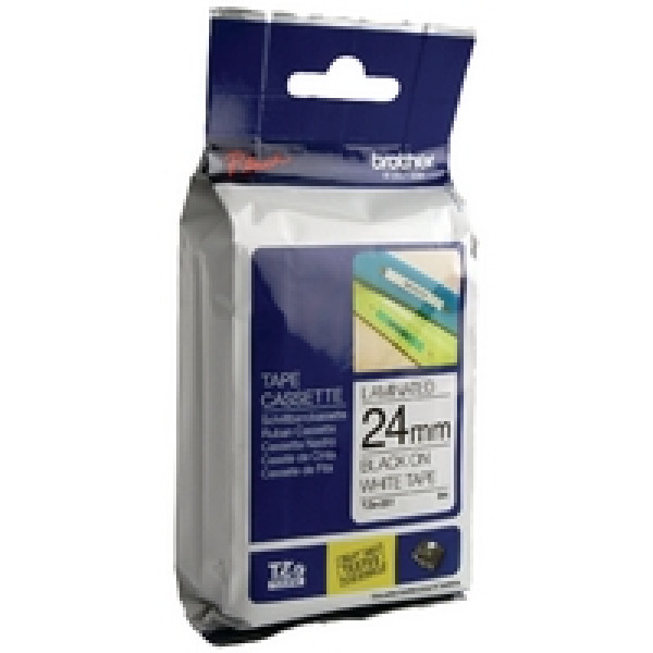 Brother TZe-651 Labelling Tape 24mm Black On Yellow Tape