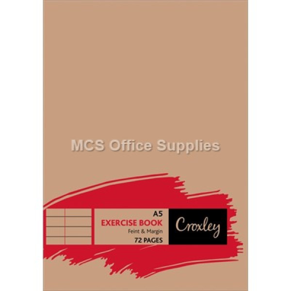 CROXLEY JD173FM A5 Exercise Book Feint Margin 72pg