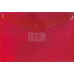 TREELINE A5 PVC Carry Folder - Red TREELINE A5 PVC Carry Folder - Red
