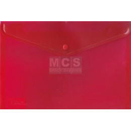 TREELINE A5 PVC Carry Folder - Red