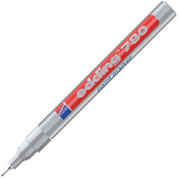 EDDING 780 Extra Fine Paint Marker - Silver EDDING 780 Extra Fine Paint Marker - Silver