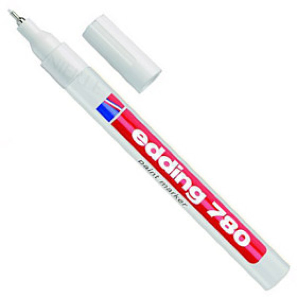 EDDING 780 Extra Fine Paint Marker - White