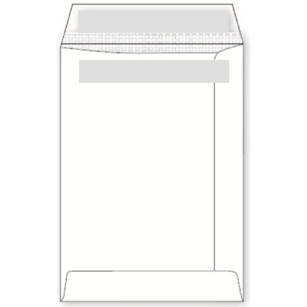 LEO - C5 Envelopes White No-Window Self-Seal Pocket (Box 500)